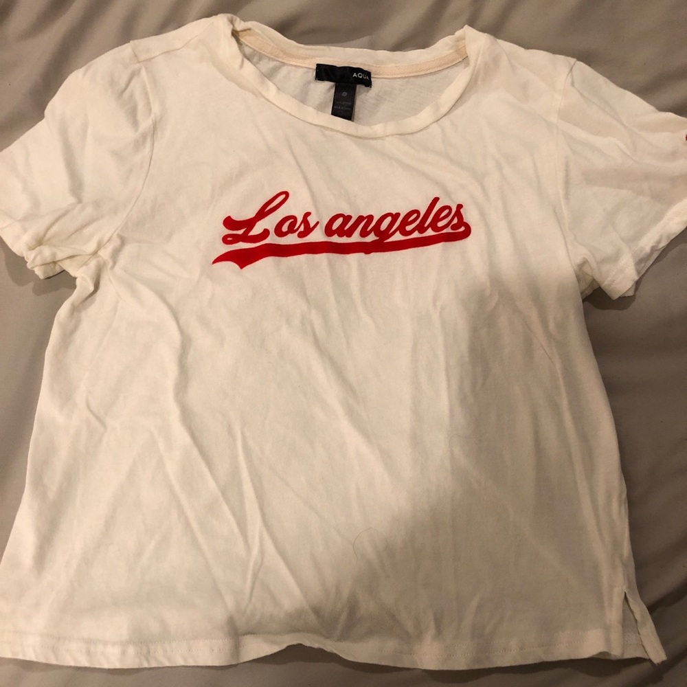 Aqua Bloomingdales T-shirt